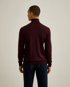 Camisola 100% lã merino com gola alta|LION OF PORCHES Discount