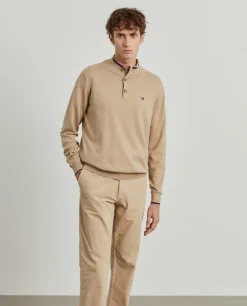 Camisola com botões algodão e caxemira|LION OF PORCHES Shop