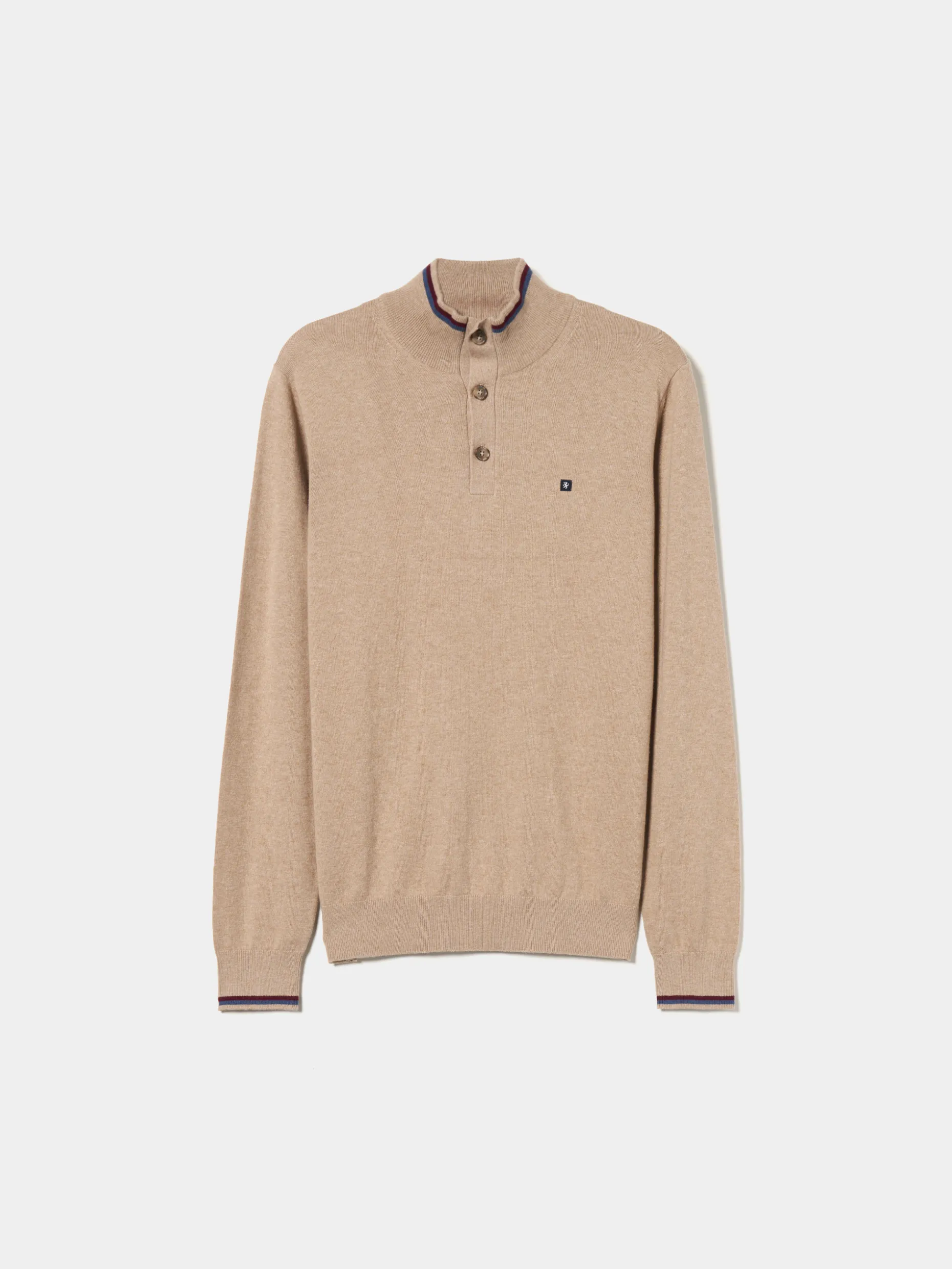 Camisola com botões algodão e caxemira|LION OF PORCHES Shop