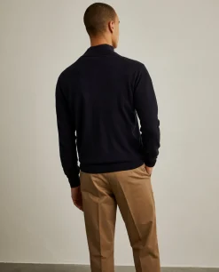 Camisola com fecho em algodão e caxemira|LION OF PORCHES Best