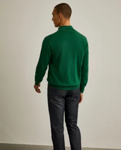 Camisola com fecho em algodão e caxemira|LION OF PORCHES Hot
