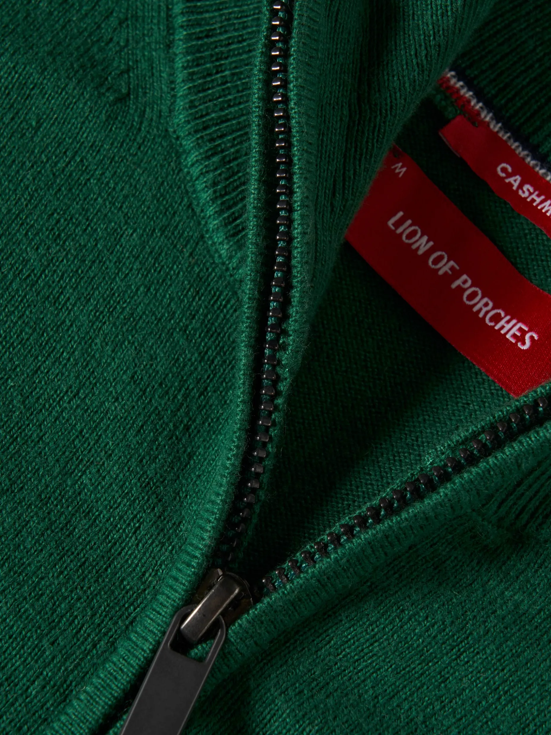 Camisola com fecho em algodão e caxemira|LION OF PORCHES Hot