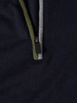 Camisola com fecho em algodão e caxemira|LION OF PORCHES Best