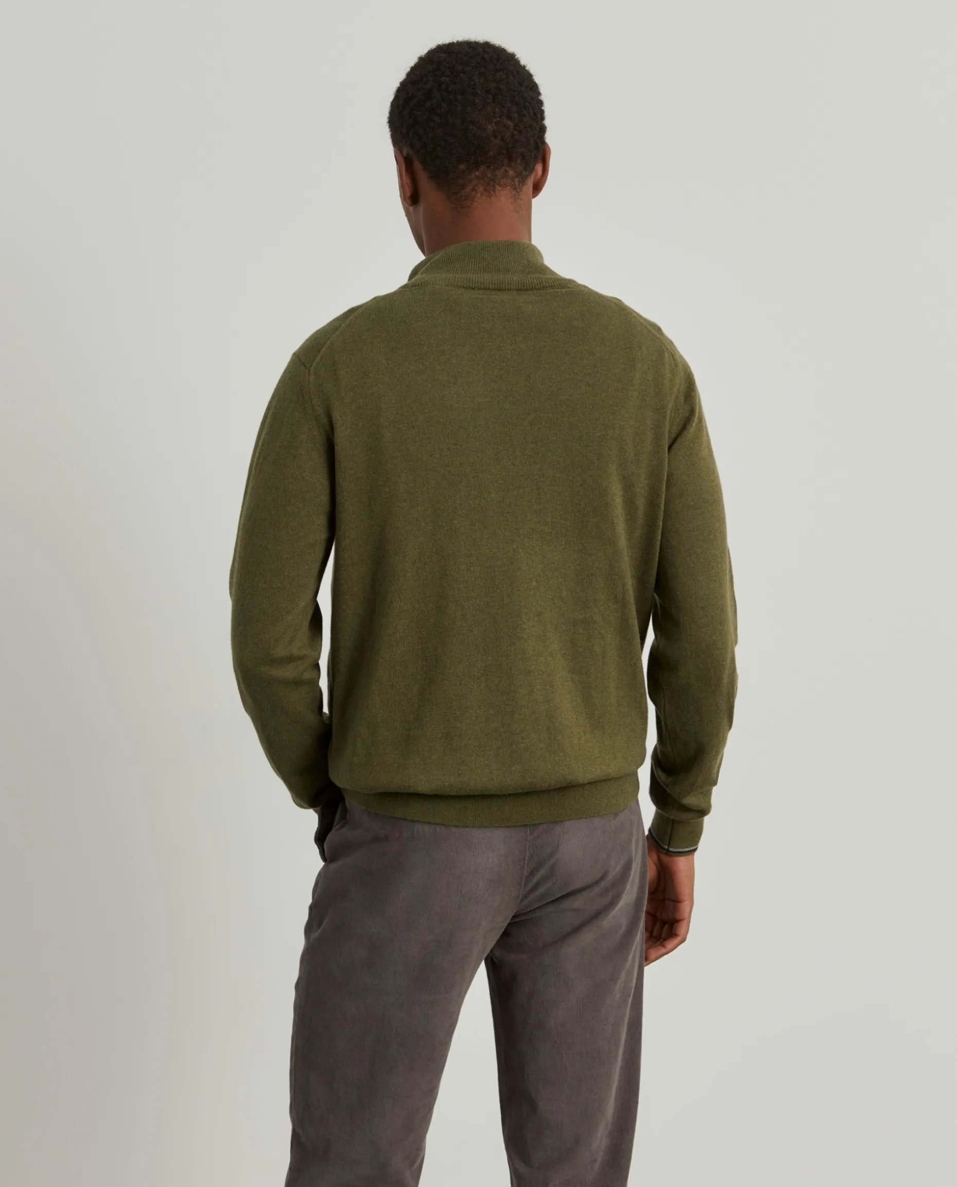 Camisola com fecho em algodão e caxemira|LION OF PORCHES Clearance