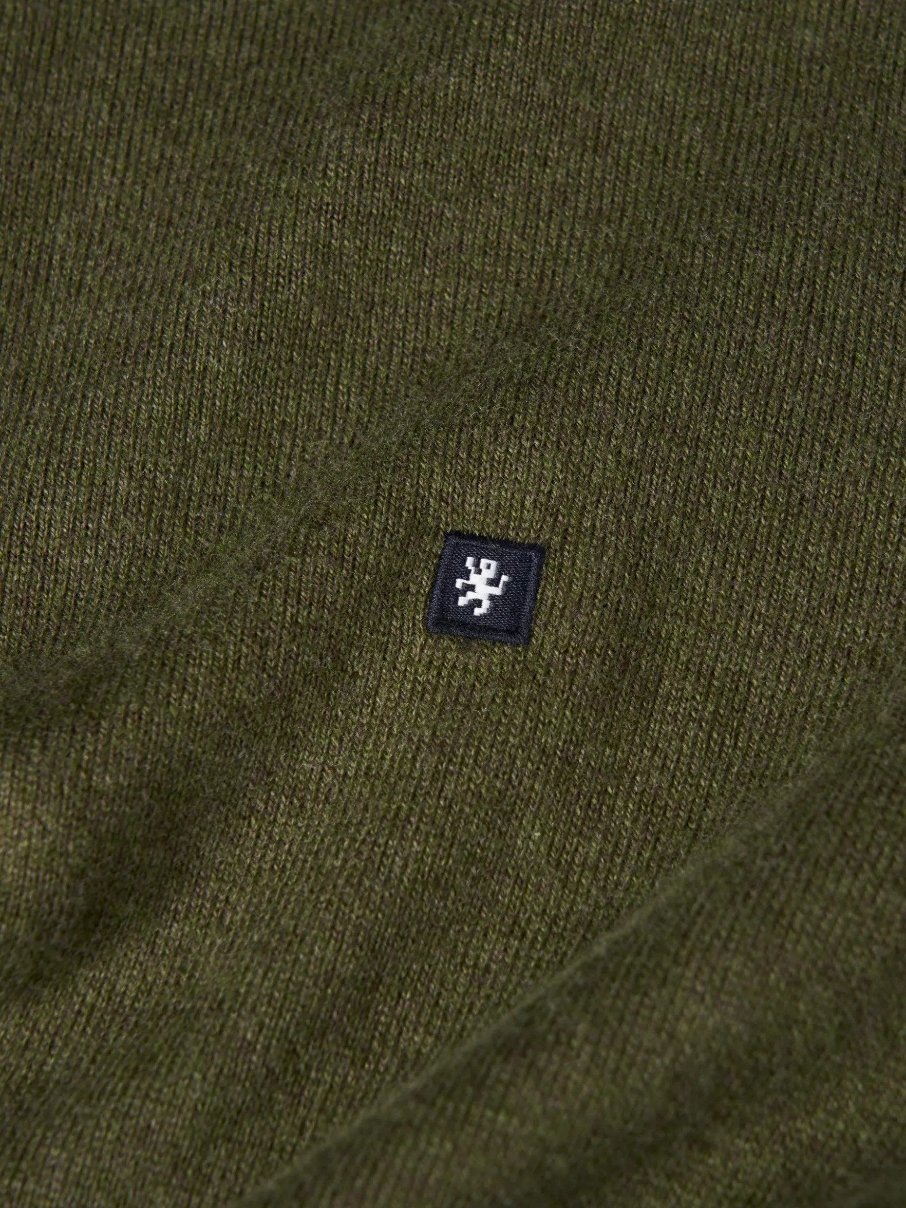 Camisola com fecho em algodão e caxemira|LION OF PORCHES Clearance