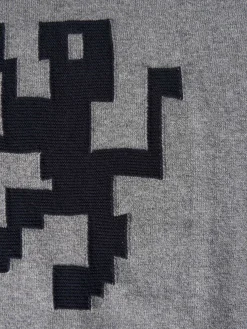 Camisola de algodão e caxemira com estampado|LION OF PORCHES Cheap