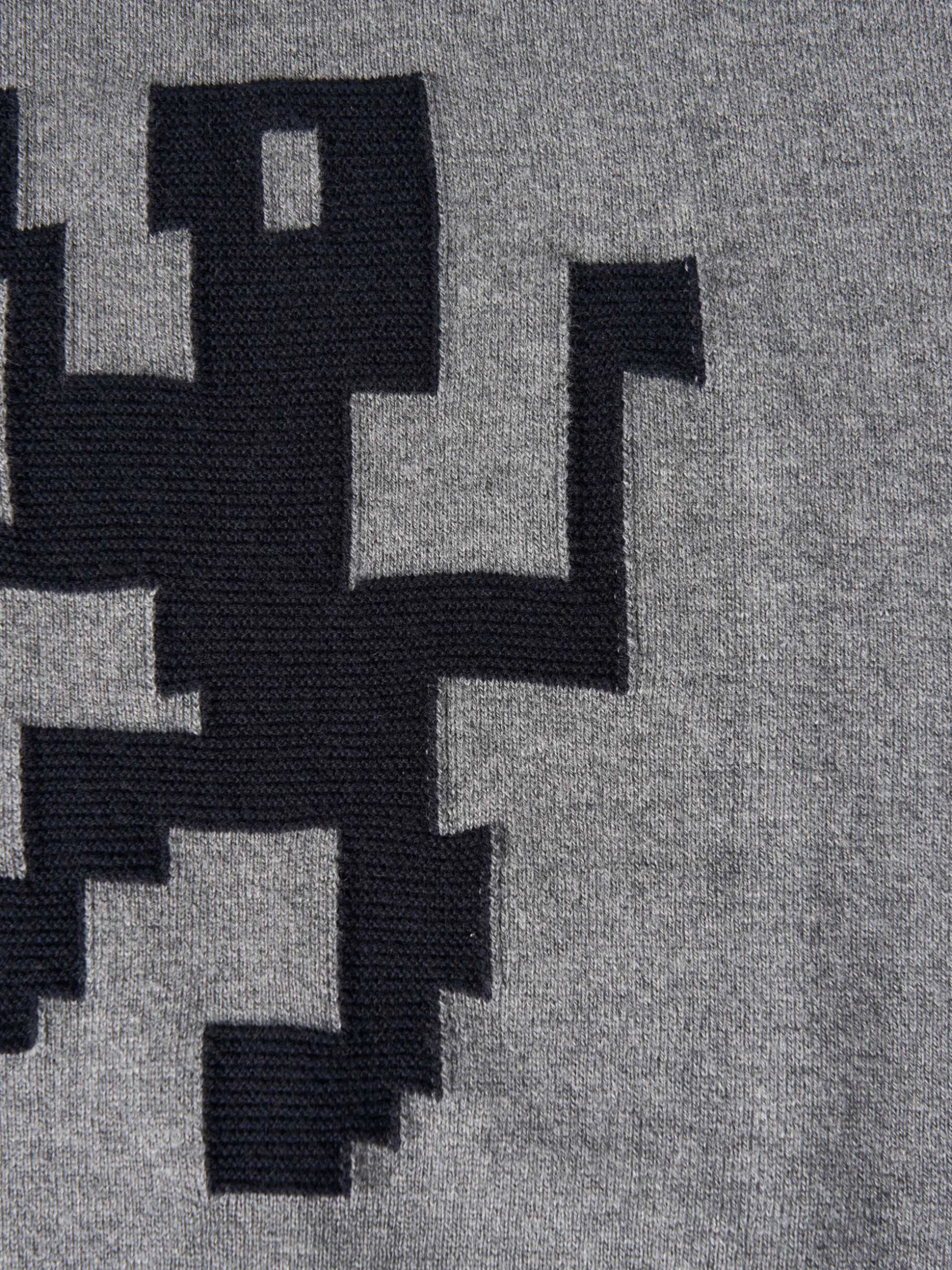 Camisola de algodão e caxemira com estampado|LION OF PORCHES Cheap
