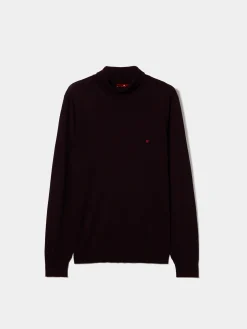 Camisola de gola alta 100% lã|LION OF PORCHES Clearance