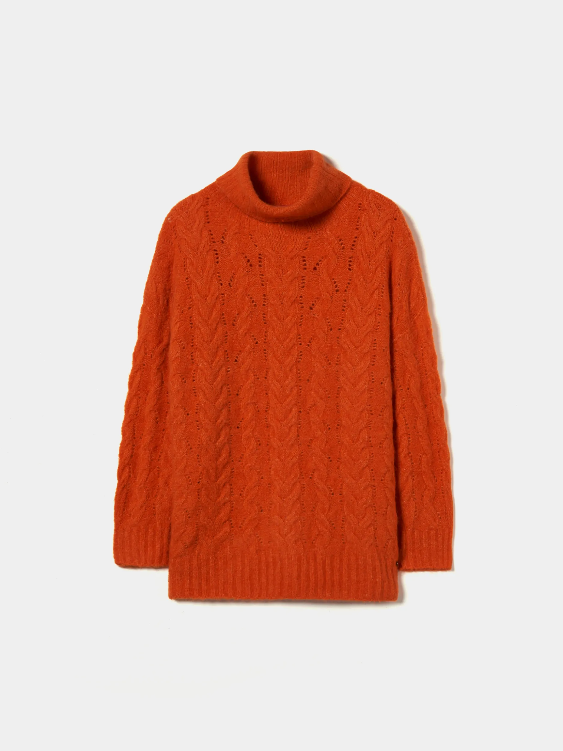 Camisola de gola alta com lã de alpaca|LION OF PORCHES New