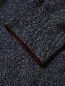 Camisola de gola alta de lã merino|LION OF PORCHES Best Sale