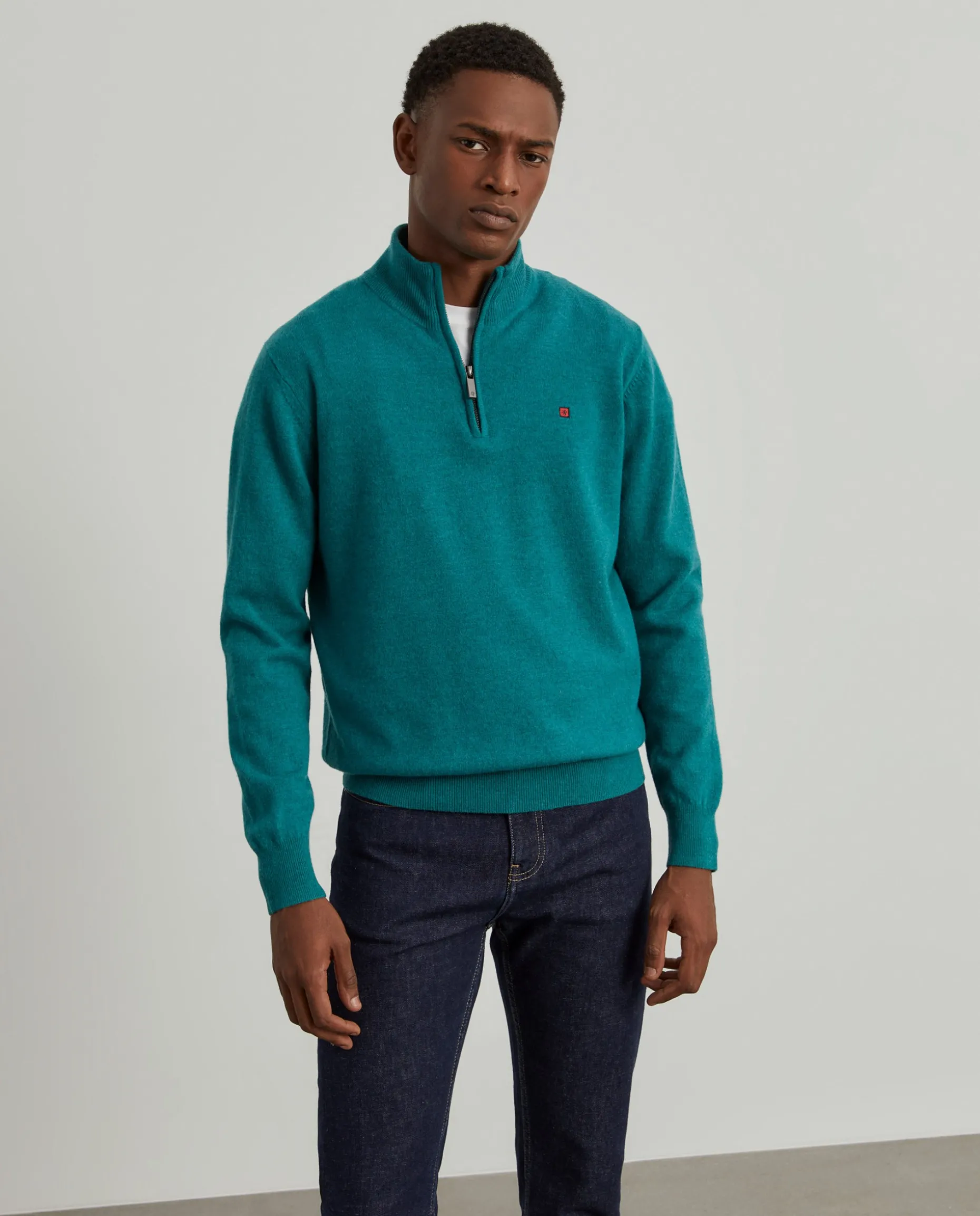 Camisola de lã com fecho|LION OF PORCHES Clearance