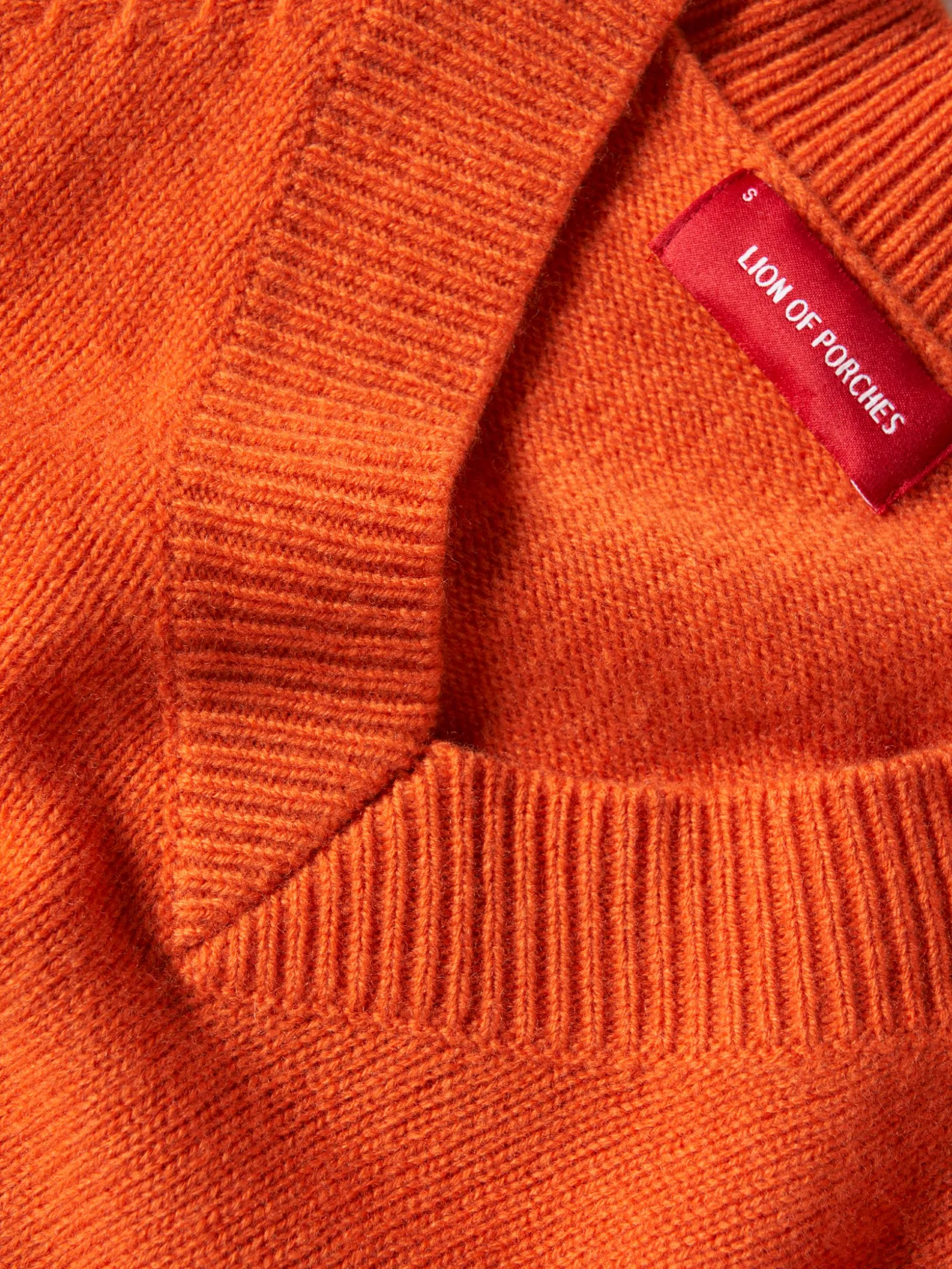 Camisola de lã decote em V|LION OF PORCHES Best Sale