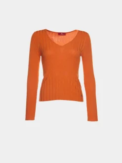 Camisola de malha canelada|LION OF PORCHES Flash Sale