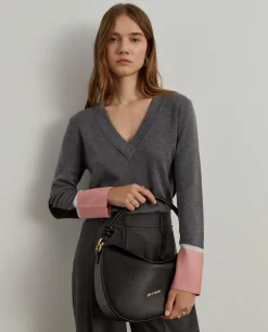 Camisola de malha color block|LION OF PORCHES Best