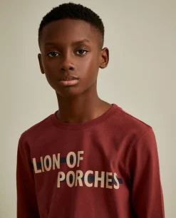 Camisola de malha com branding no peito|LION OF PORCHES Hot