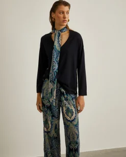 Camisola de malha combinada|LION OF PORCHES Store