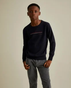 Camisola de malha em algodão e caxemira|LION OF PORCHES Store