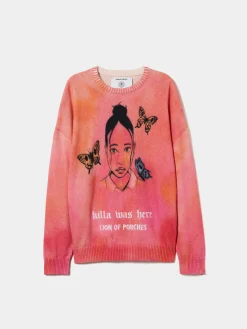 Camisola de malha tie dye Lion x Killa|LION OF PORCHES Sale