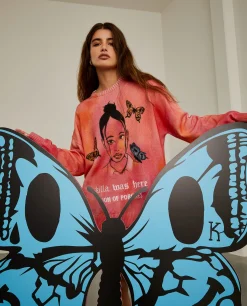 Camisola de malha tie dye Lion x Killa|LION OF PORCHES Sale