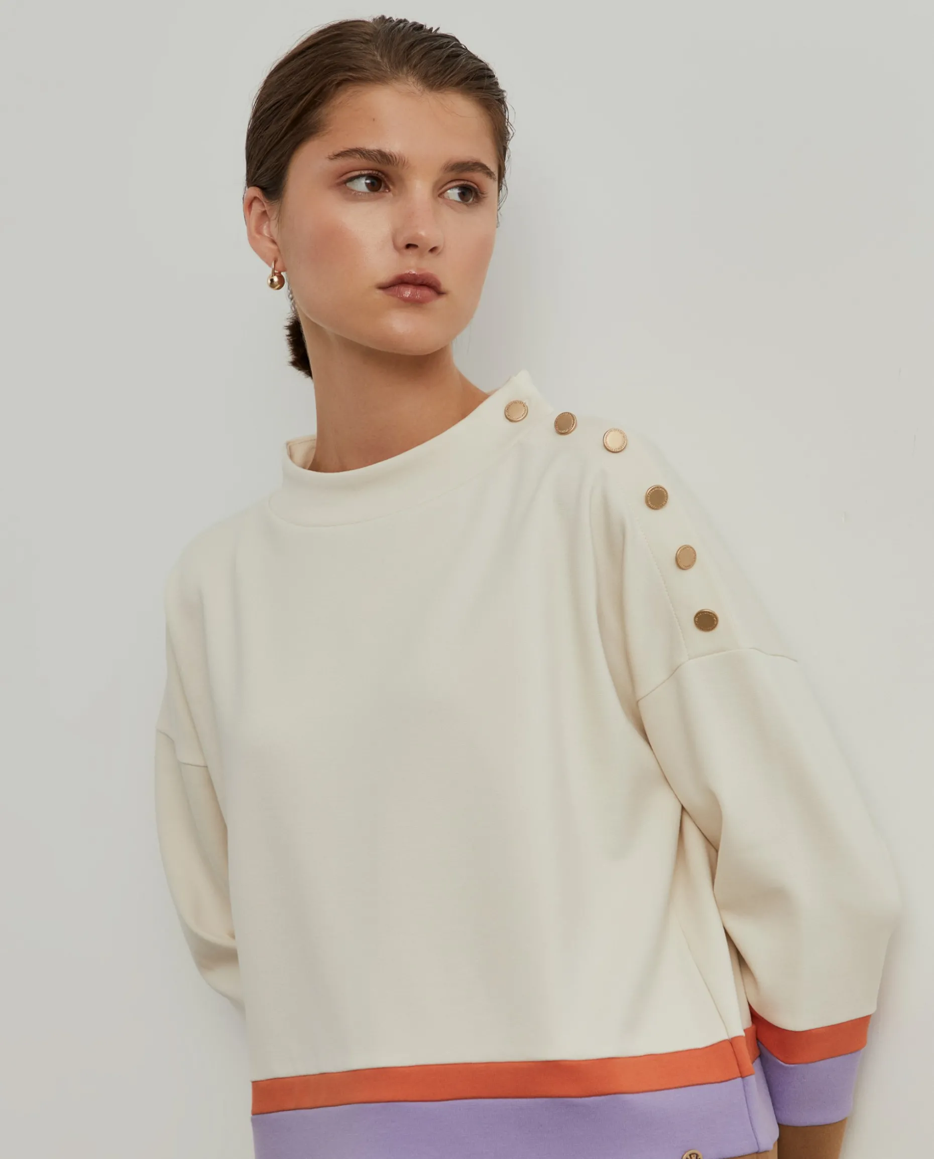 Camisola de meia gola com riscas|LION OF PORCHES Shop