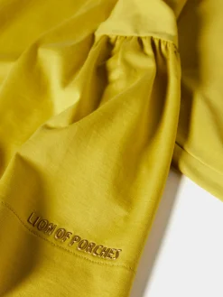 Camisola decote em V com manga abalonada|LION OF PORCHES Cheap