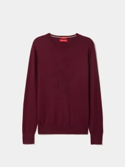 Camisola decote redondo em algodão e caxemira|LION OF PORCHES Store