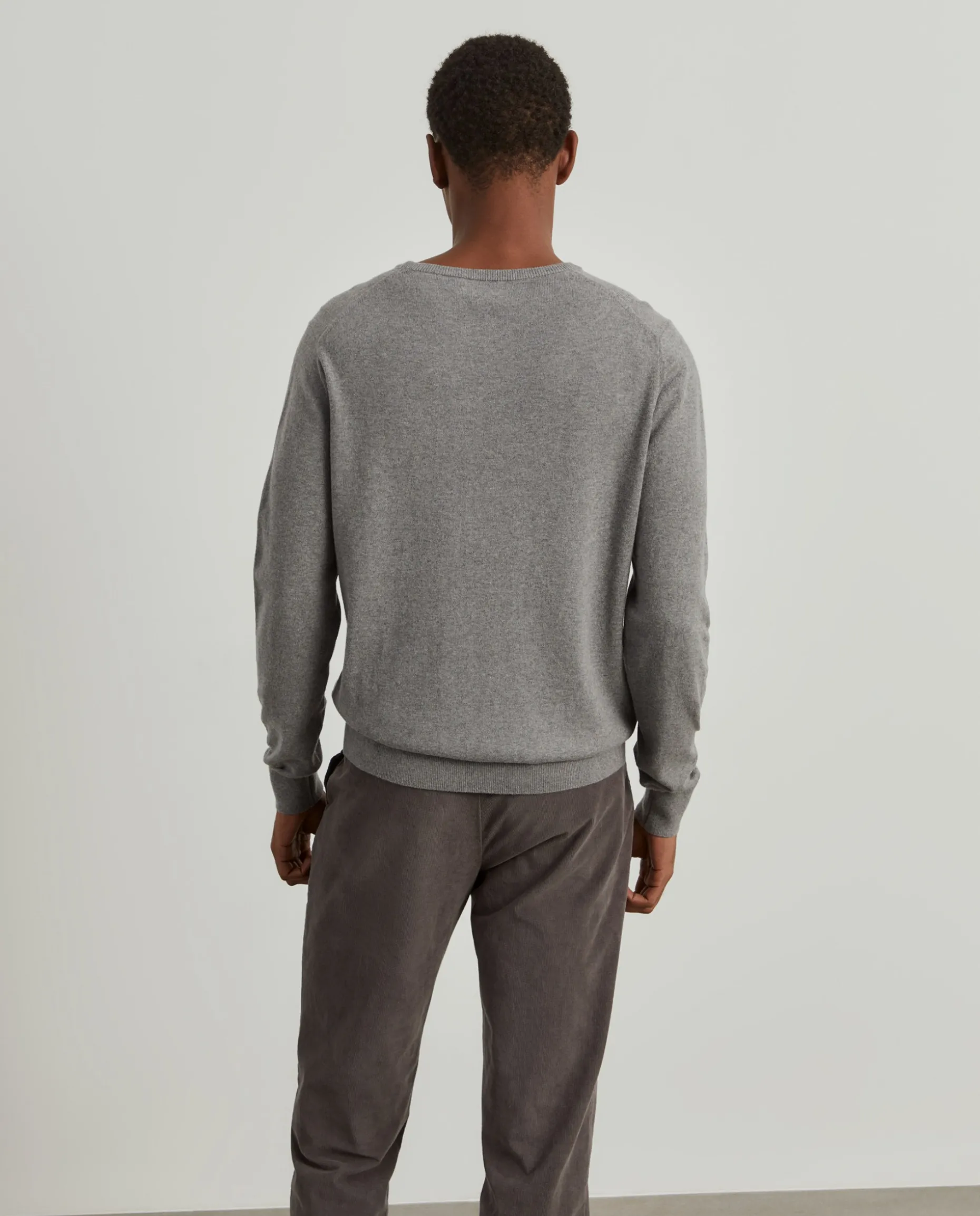 Camisola decote redondo em algodão e caxemira|LION OF PORCHES Flash Sale