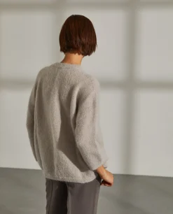 Camisola decote redondo mohair|LION OF PORCHES Sale