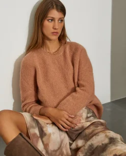 Camisola decote redondo mohair|LION OF PORCHES Clearance