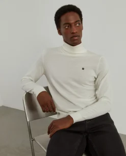 Camisola gola alta 100% lã merino|LION OF PORCHES Discount
