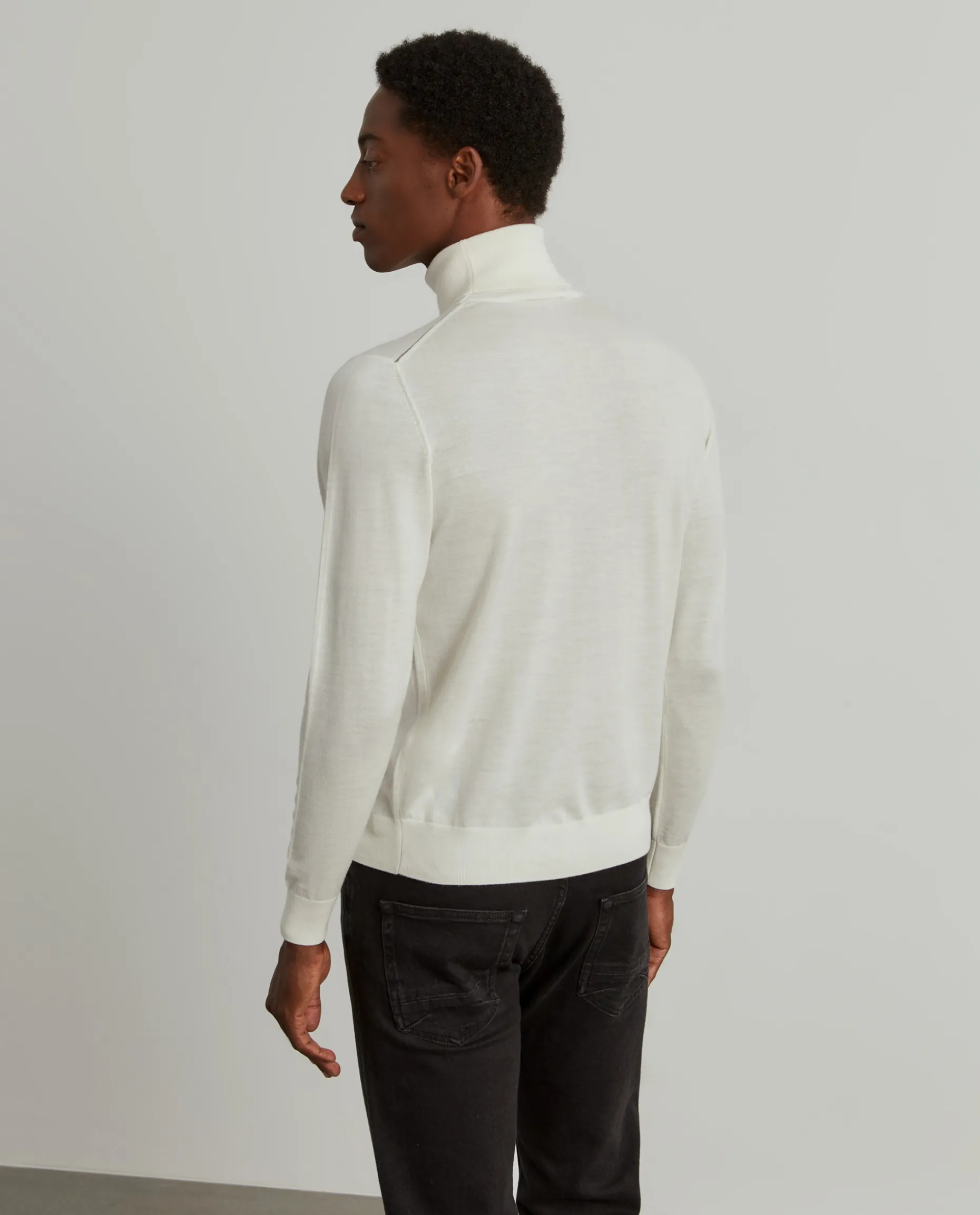 Camisola gola alta 100% lã merino|LION OF PORCHES Discount