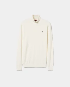 Camisola gola alta 100% lã merino|LION OF PORCHES Discount