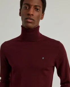 Camisola gola alta 100% lã merino|LION OF PORCHES Fashion