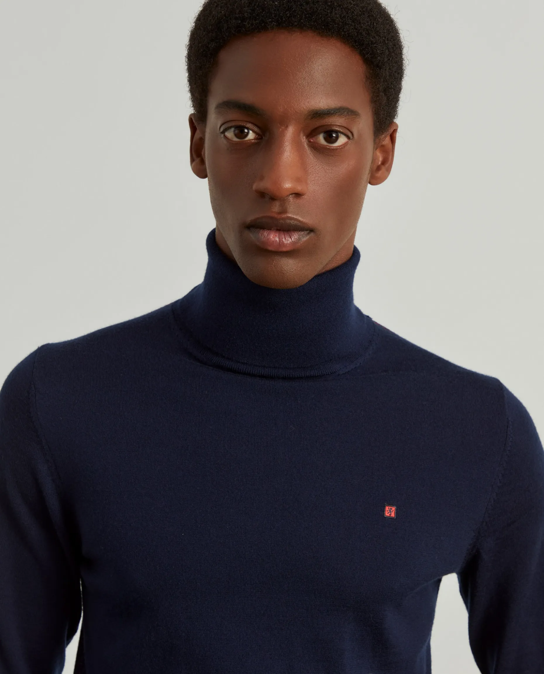 Camisola gola alta 100% lã merino|LION OF PORCHES Outlet