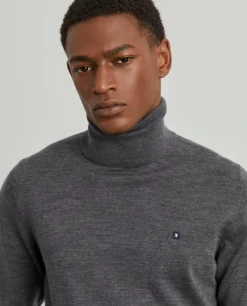 Camisola gola alta 100% lã merino|LION OF PORCHES Flash Sale