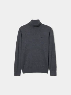 Camisola gola alta 100% lã merino|LION OF PORCHES Flash Sale