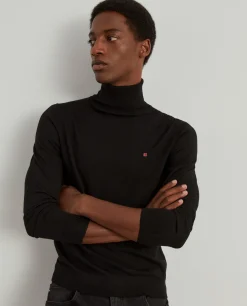 Camisola gola alta 100% lã merino|LION OF PORCHES Shop