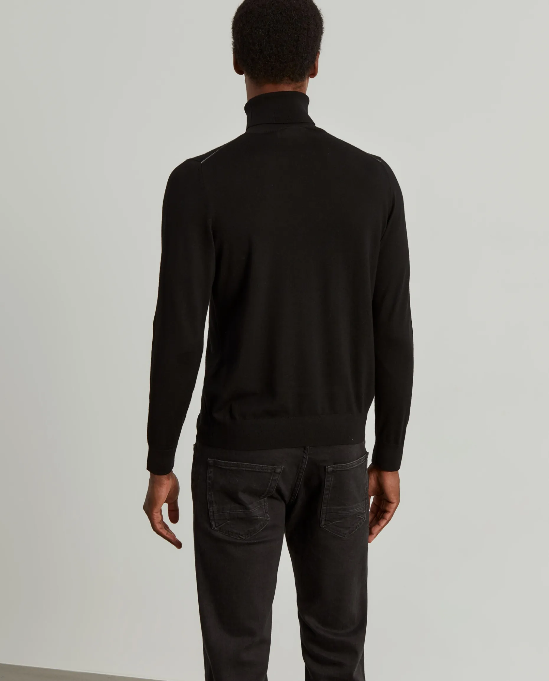 Camisola gola alta 100% lã merino|LION OF PORCHES Shop
