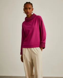 Camisola gola alta com malha tricotada|LION OF PORCHES Cheap