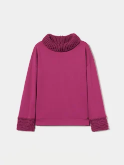 Camisola gola alta com malha tricotada|LION OF PORCHES Cheap