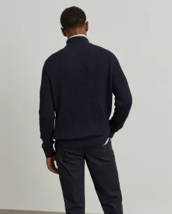 Camisola malha estruturada com fecho|LION OF PORCHES Clearance