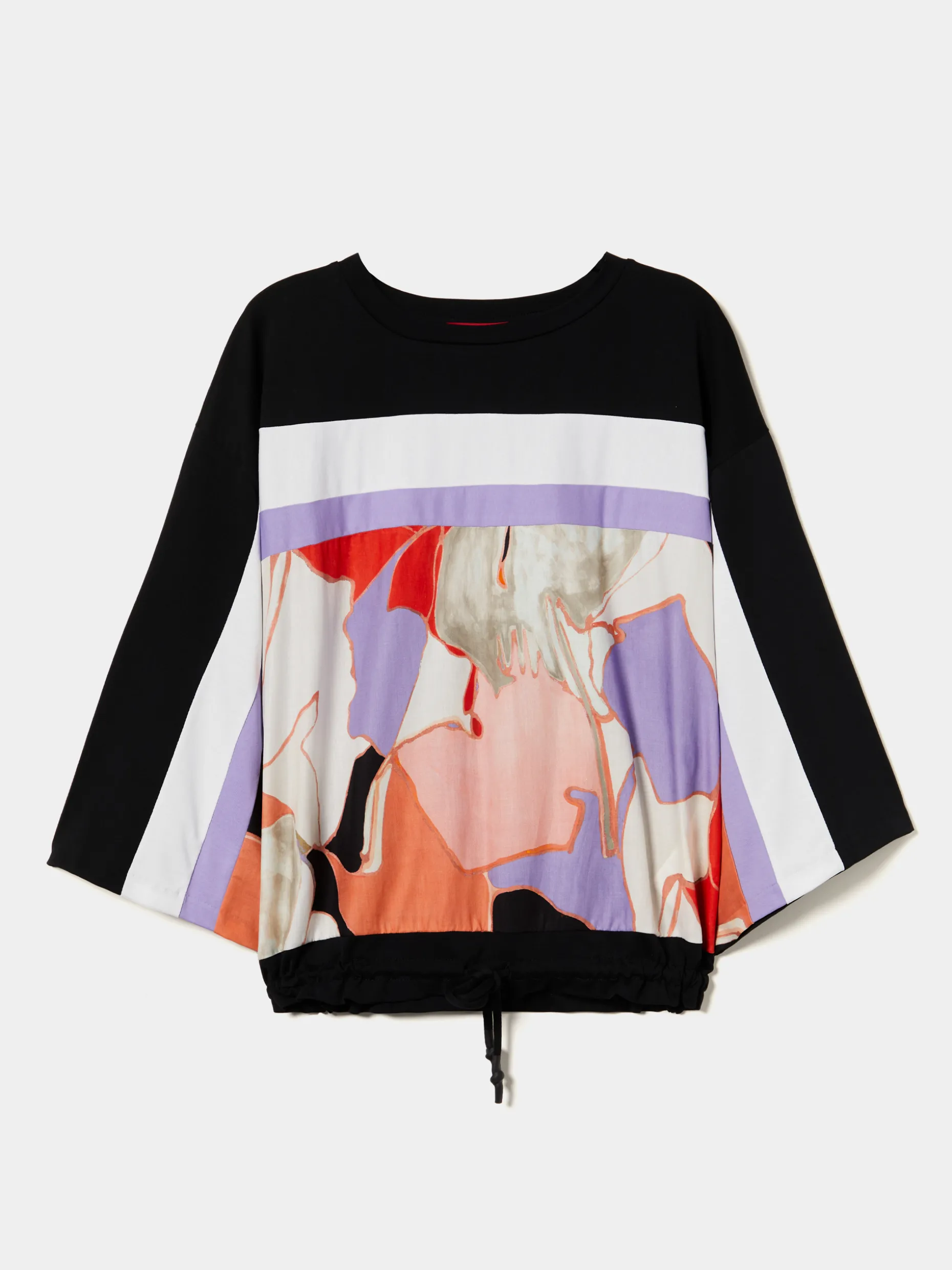 Camisola manga 3/4 com estampado|LION OF PORCHES Flash Sale