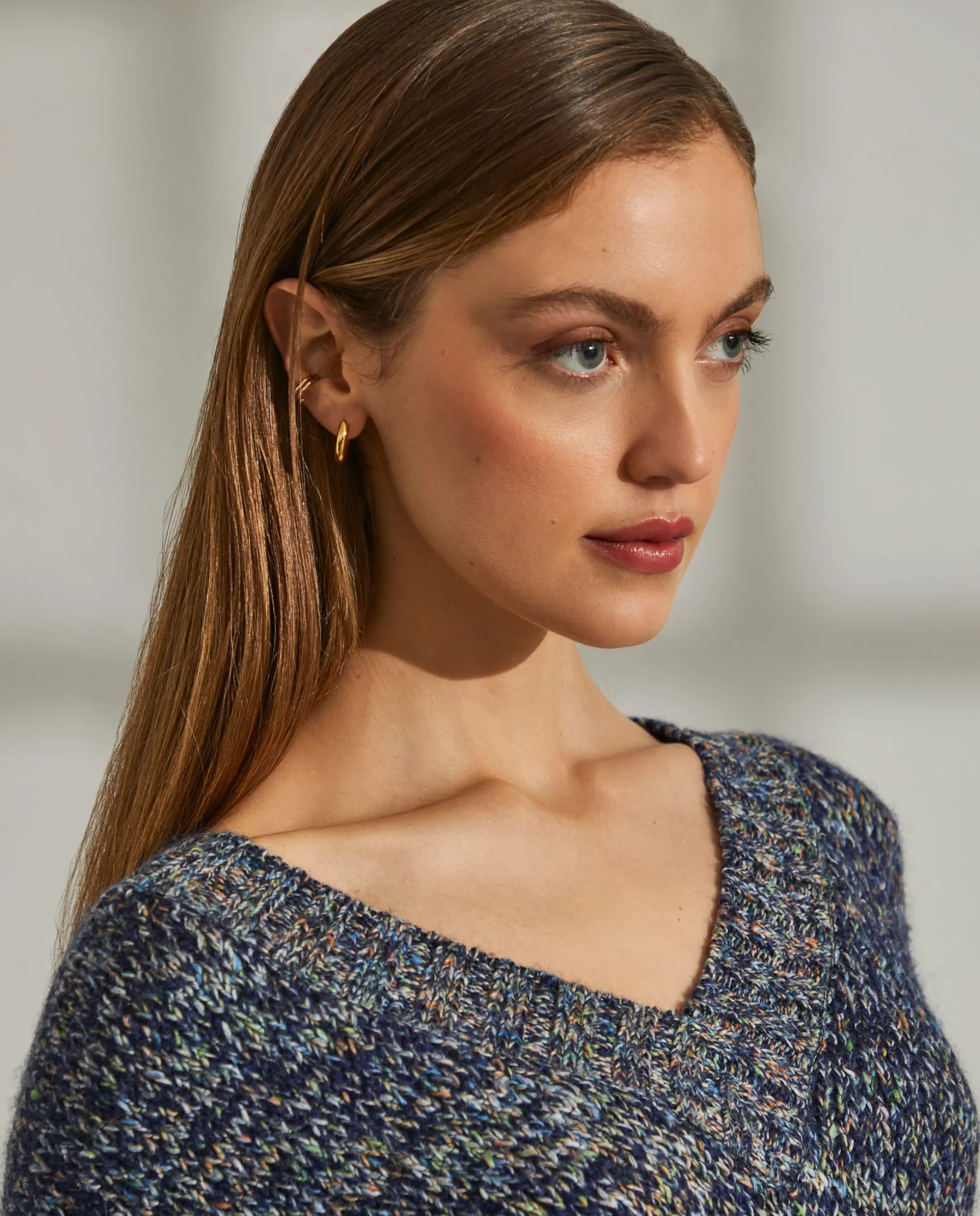Camisola multicolor alpaca e algodão|LION OF PORCHES Cheap