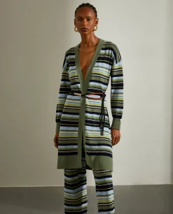 Cardigan de riscas|LION OF PORCHES Sale