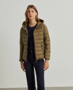 Casaco acolchoado com capuz|LION OF PORCHES Outlet