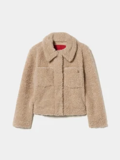 Casaco curto de pelo|LION OF PORCHES Flash Sale
