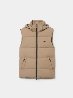 Colete acolchoado com capuz|LION OF PORCHES Flash Sale