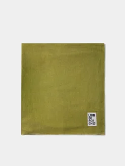 Echarpe para homem de linho e viscose com franjas e branding|LION OF PORCHES Cheap