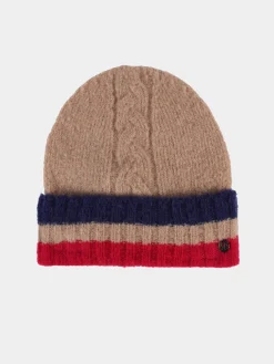 Gorro trançado com riscas|LION OF PORCHES Best Sale