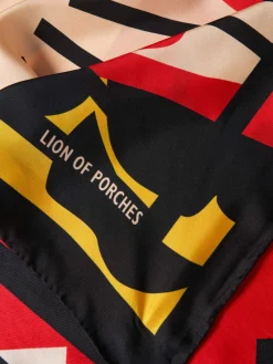 Lenço de seda estampado|LION OF PORCHES Shop